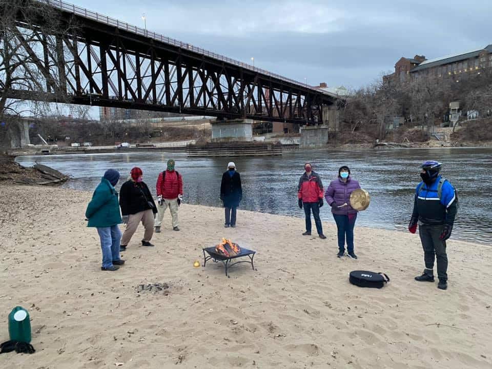 Julia Nerbonne, Maggie Brickson, and others from St. Mary's Episcopal   Church in Minneapolis (click for more videos/photos)