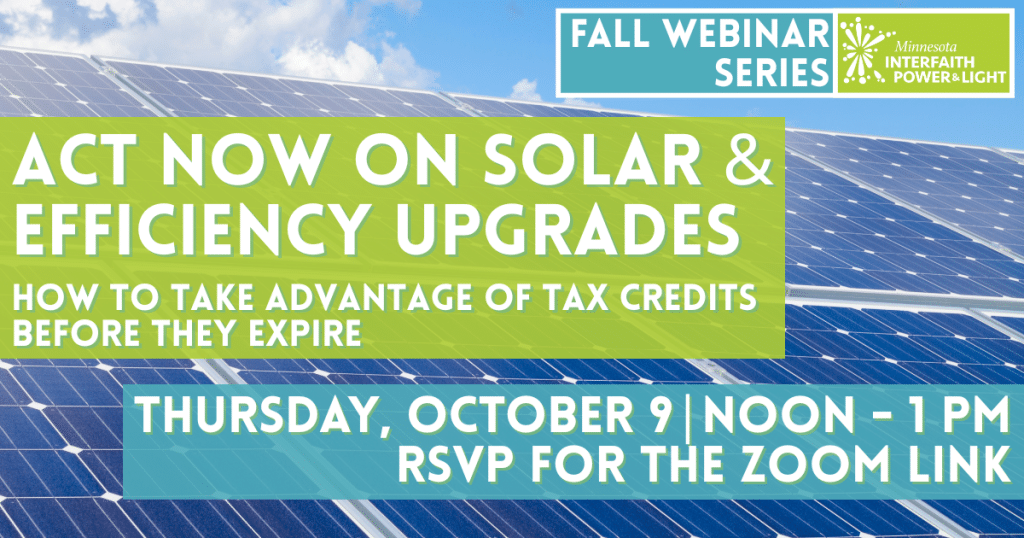 Act Now on Solar & Efficiency Upgrades