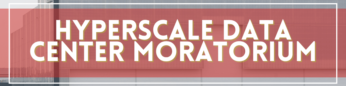 Data Center Moratorium Header