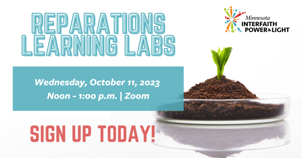 Reparations Learning Labs October