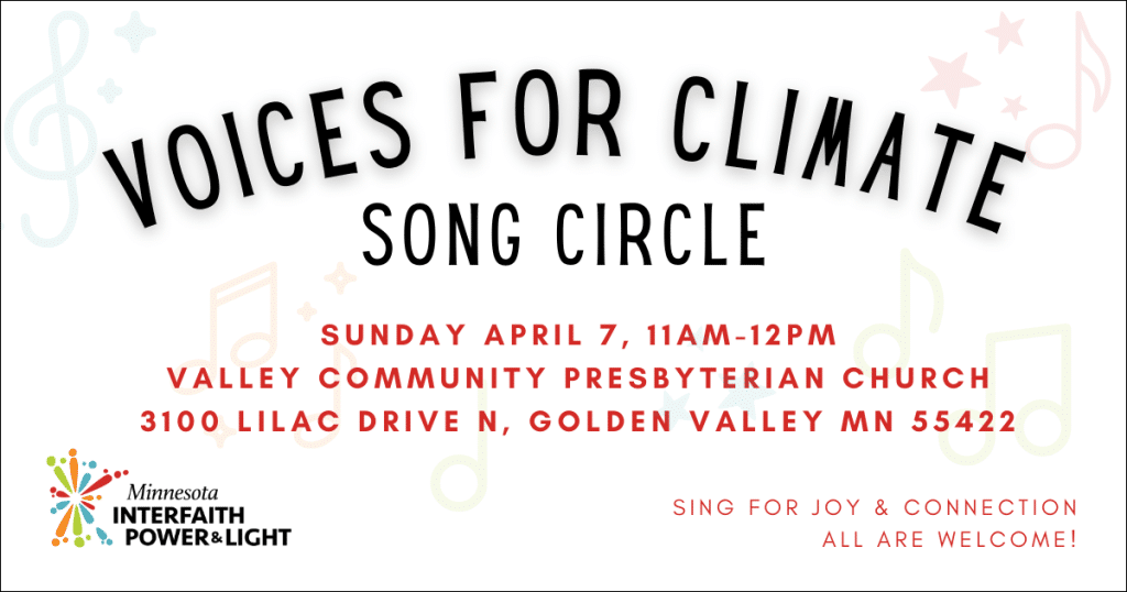 Voices for Climate Song Circle 4.7.24